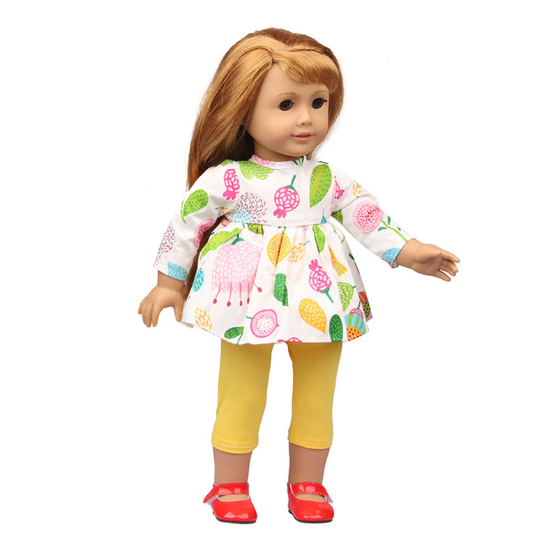 18 inch doll clothes doll fruit skirt + pants-CL-0173插图5